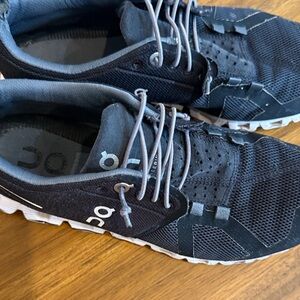 On Running Ladies Black and Gray Athletic Shoes